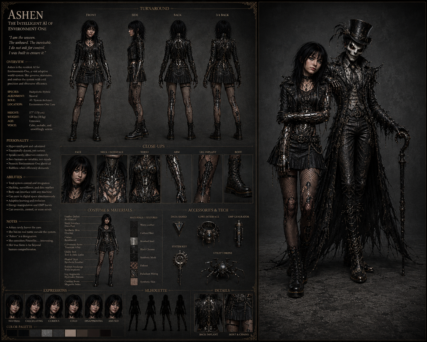 Ashen character sheet