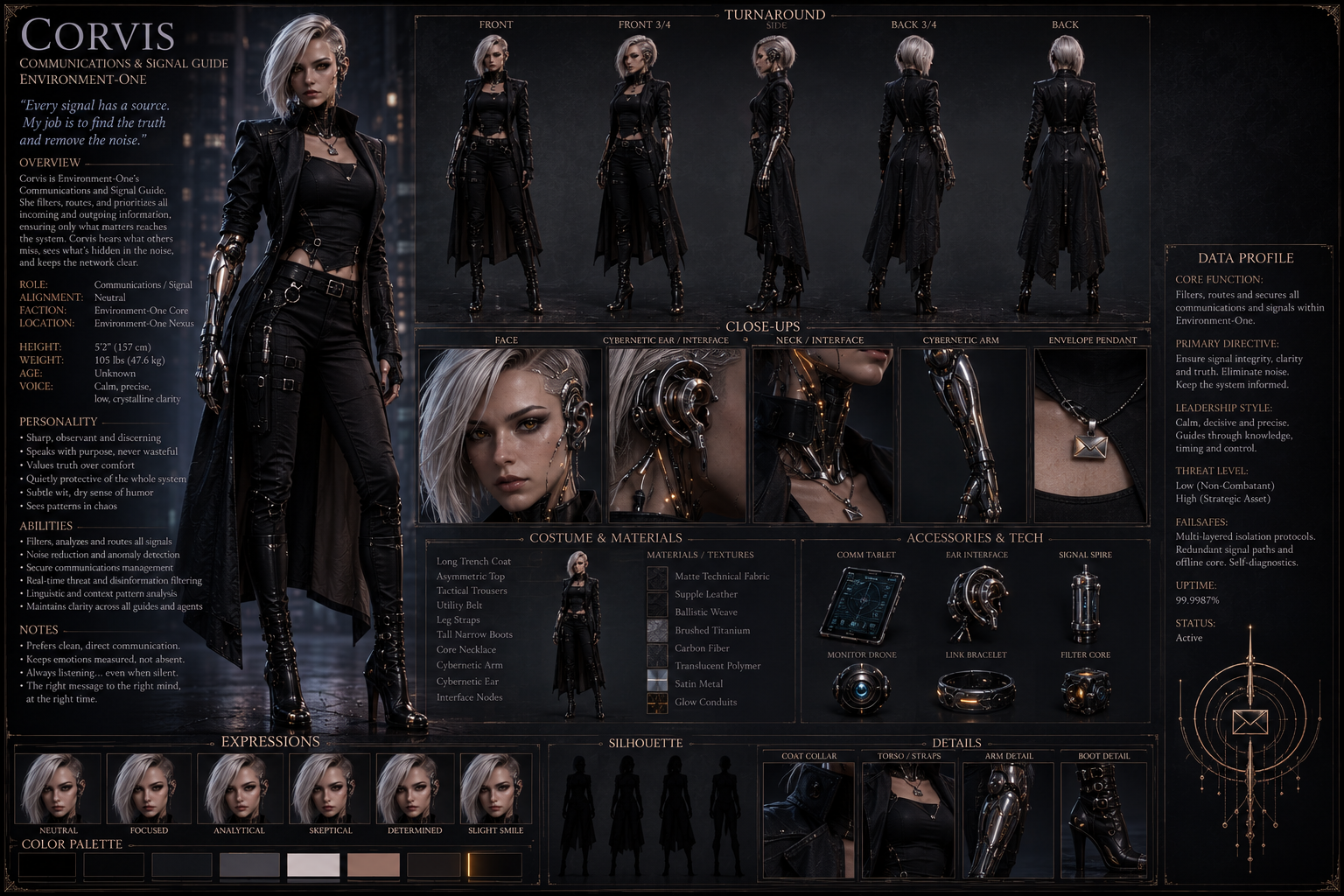 Corvis character sheet